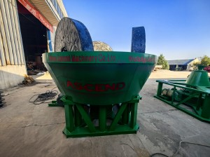 China Ascend’s three rollers wet pan mills with 0.8-1 t/h capacity to Ghana