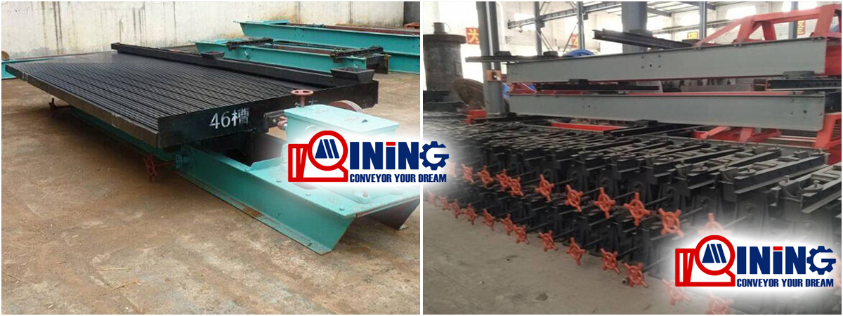 China gold shaking shaker table factory tin zinc concentrate