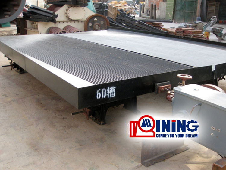 Gold shaker table separating machine