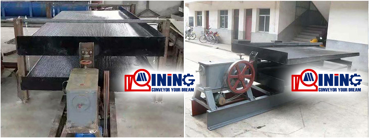 China double three layers deck shaking table for sale