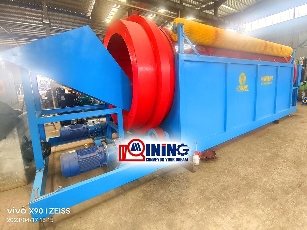 Sand trommel screen