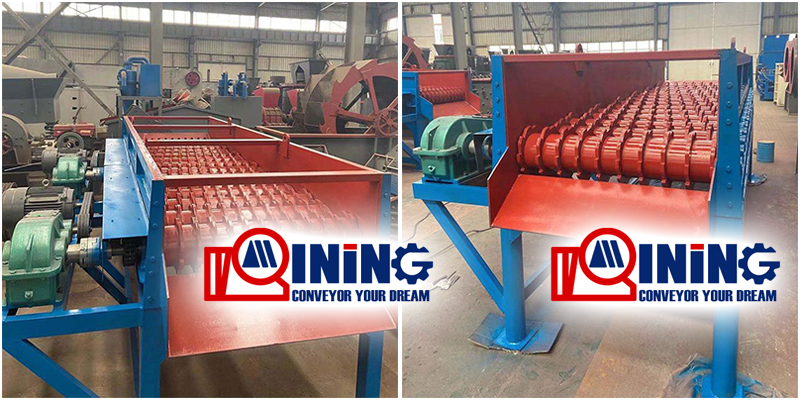 China Soil stone separator roller screen for sale factroy price