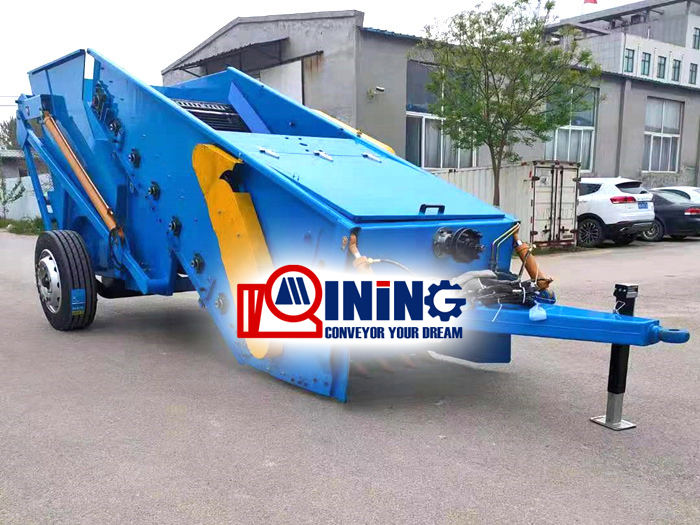 Soil stone separator , gravel soil sieve screen machine - stone picker