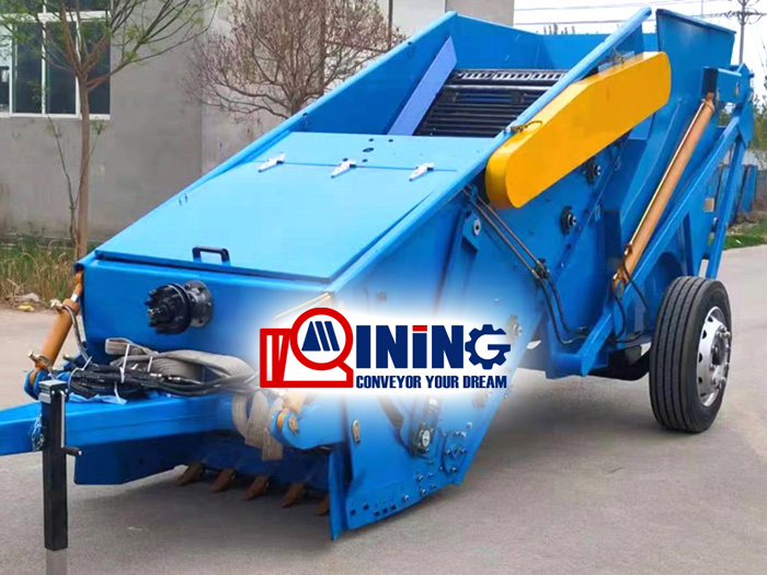 Soil stone separator , gravel soil sieve screen machine - stone picker