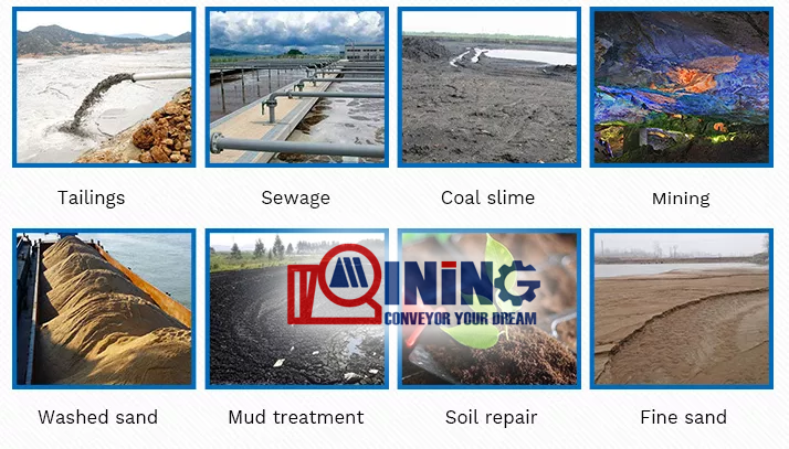 Application of Dewatering screen