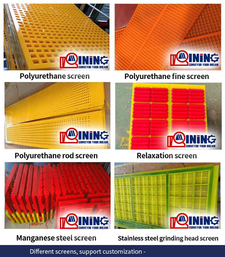 The screen or sieves of Dewatering screen machine