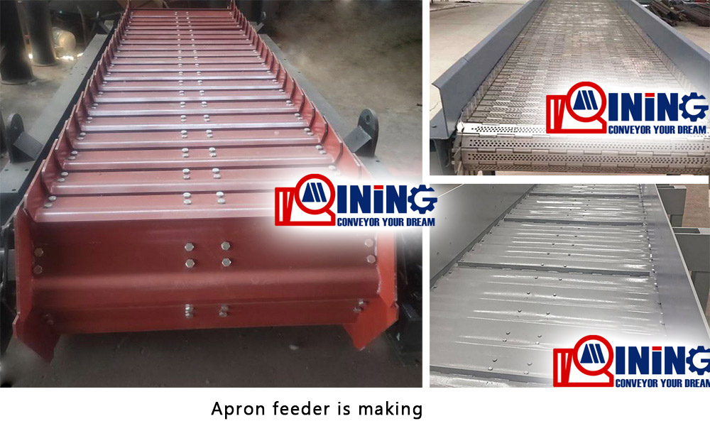 apron feeder is making in our factory