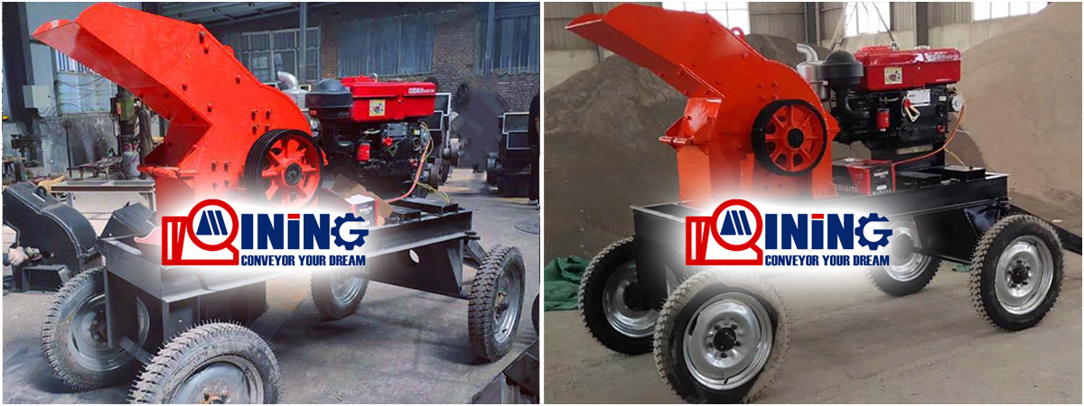 China Portable hammer mill for sale