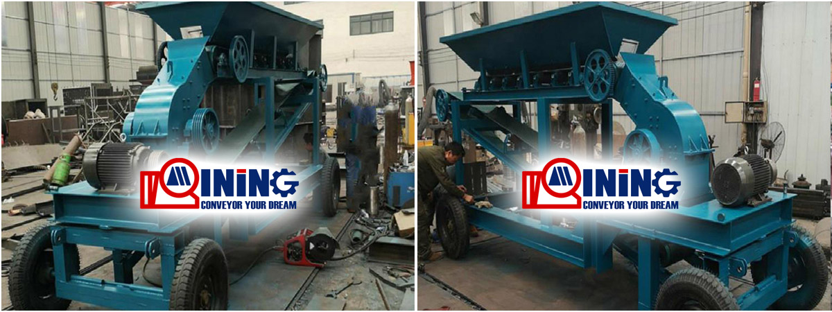 China Hammer crusher with feeder for sale