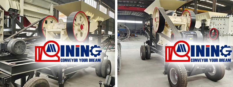 Mobile stone crusher machine