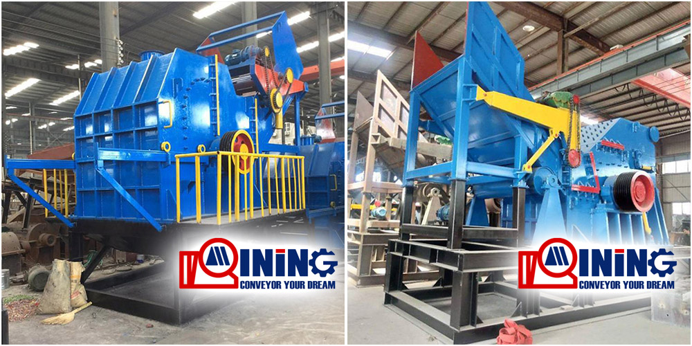 China used metal steel scrap crusher crushing cutting machine shredder factory