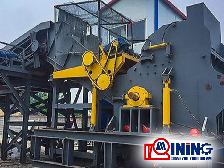 Metal crusher crushing machine