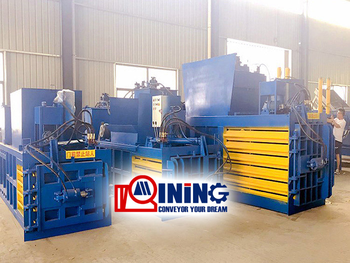 Paper baling press machine baler