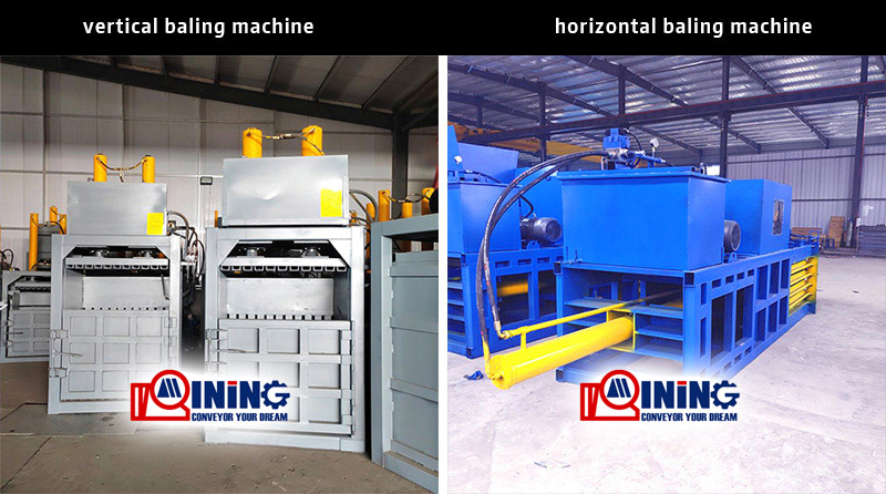 China Two types plastic baling machine
