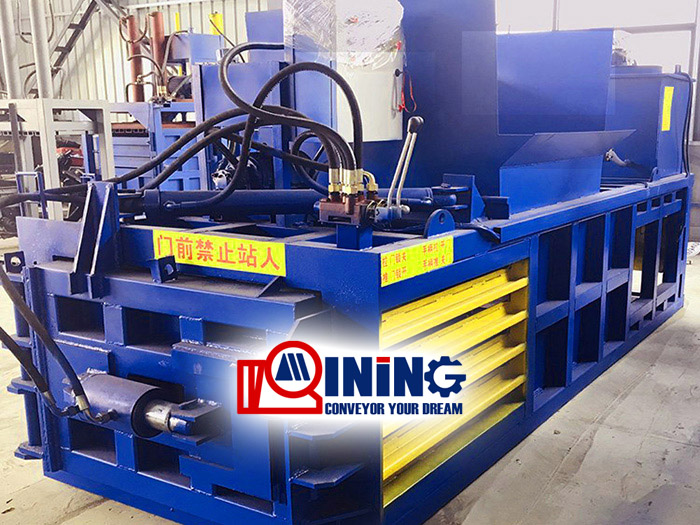 China Horizontal plastic baling machine press baler