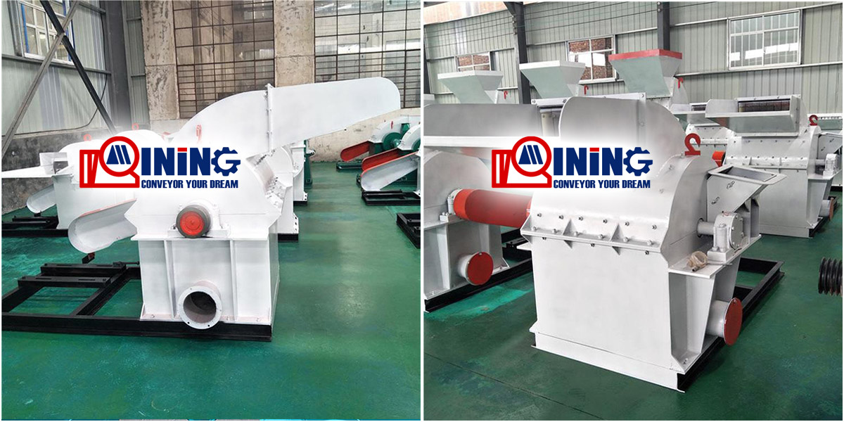 China Double feed wood Sawdust machine cheap factory price shredder crusher