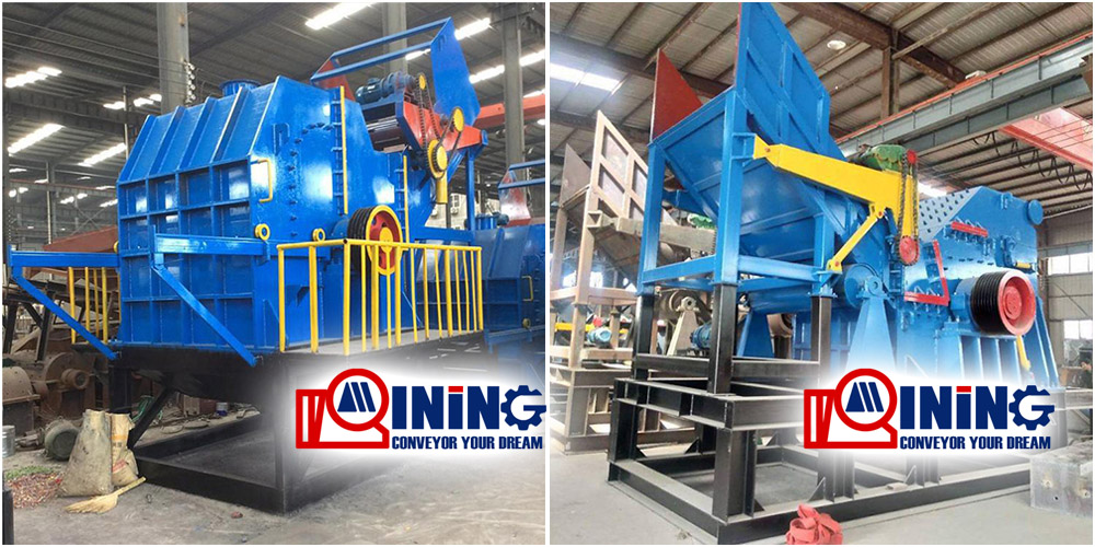 China used car crusher crushing cutting waste car shredder machine