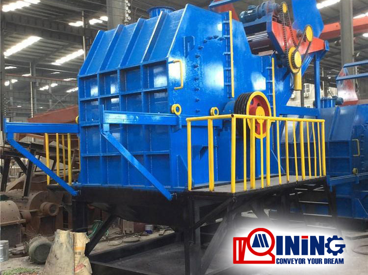 Scrap car crusher