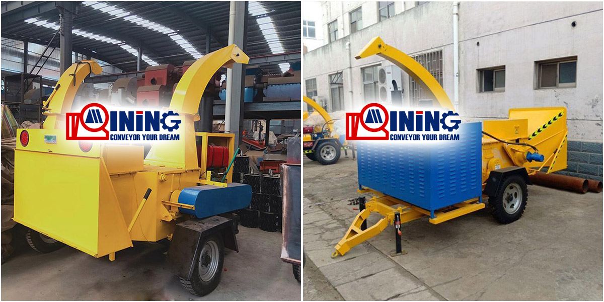 Mobile branch shredder crusher