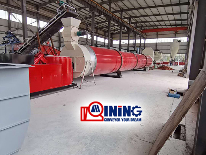 Silver ore rotary dryer