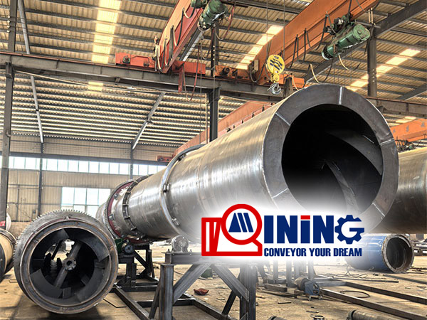 Fluorite ore rotary dryer