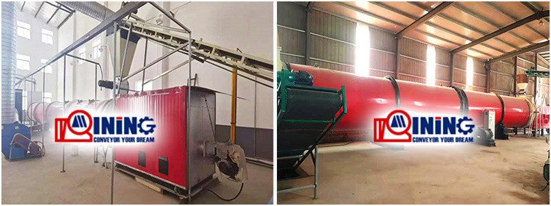 China Bentonite Clay rotary dryer GCL  site