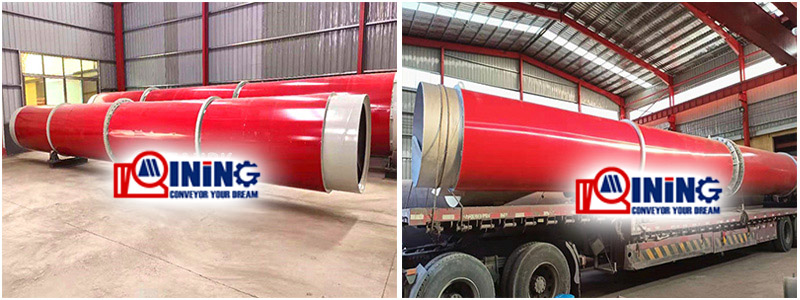 China Bentonite Clay rotary dryer delievery