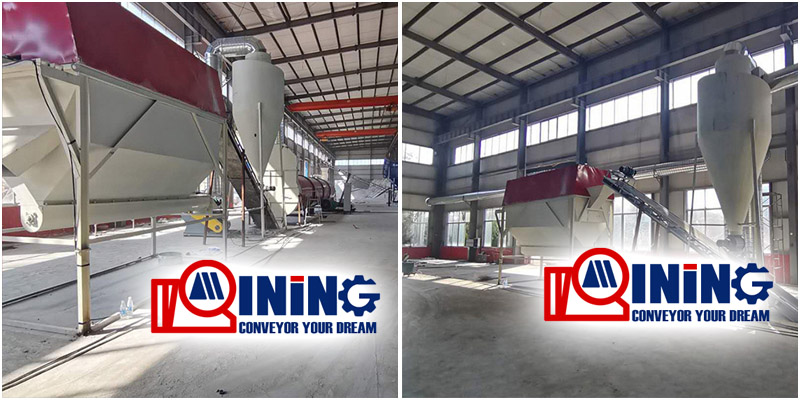 Clinker rotary dryer