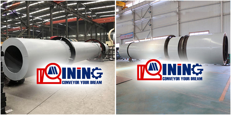 Silver ore rotary dryer