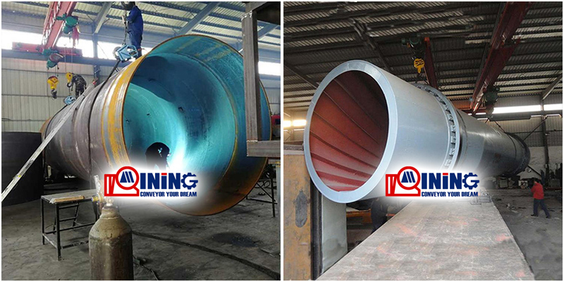 Silver ore rotary dryer