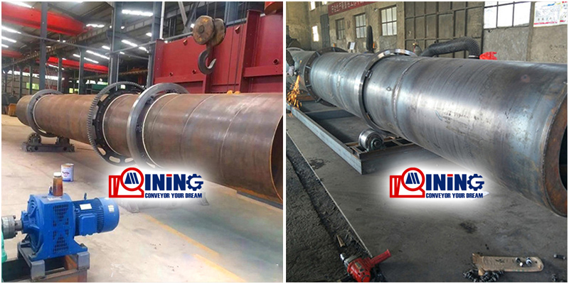 Silver ore rotary dryer