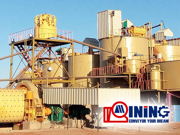 Gold ore processing plant CIL CIP leaching line