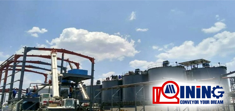 China gold leaching tank 