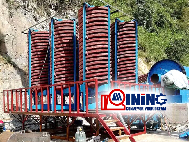 Chrome ore beneficiation processing plant machine chromium spiral chute