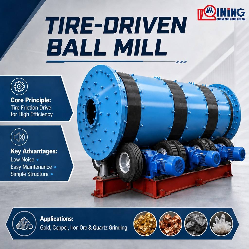 Tire-Driven Ball Mill: The Smart Alternative to Traditional Gear-Driven Grinding
